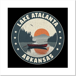 Lake Atalanta Arkansas Sunset Posters and Art